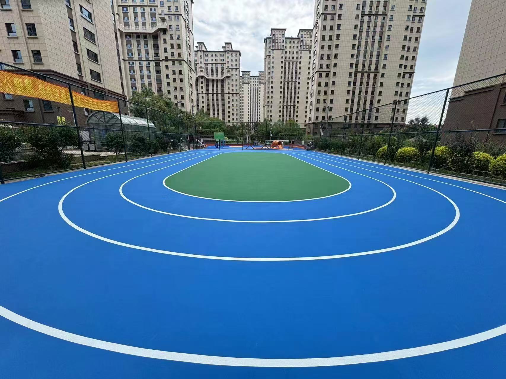平凉市学校塑胶跑道复合型塑胶跑道 - 厂家